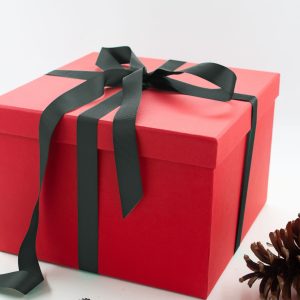 Kırmızı Giftbox Büyük Hediye Kutusu