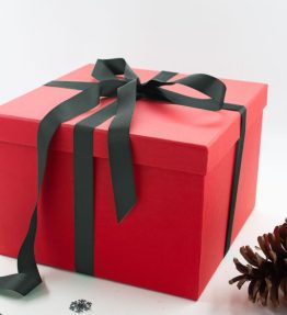 Kırmızı Giftbox Büyük Hediye Kutusu